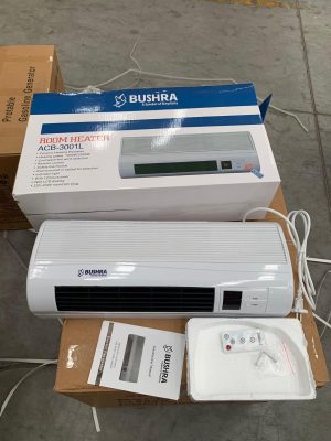 Bushra ACB-3001L Thermostat Control Room Heater with Remote Control