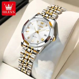 OLEVS Watch for Women Branded Stainless steel Elegant Luminous Ladies Watches 9931 Code : 6328